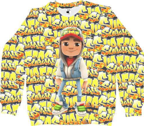 Women's Sweatshirt 3D - Subway Surfers (6) - Mfest