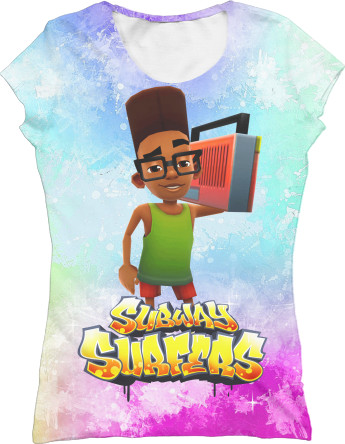 Women's T-Shirt 3D - Subway Surfers (4) - Mfest