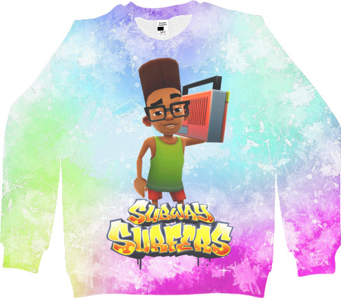 Men's Sweatshirt 3D - Subway Surfers (4) - Mfest