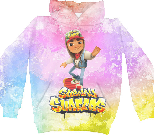 Unisex Hoodie 3D - Subway Surfers (1) - Mfest