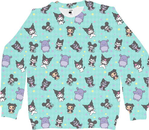 Men's Sweatshirt 3D - Kuromi | Hello Kitty 2 - Mfest