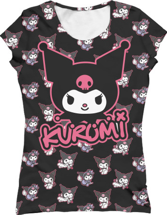 Women's T-Shirt 3D - Kuromi | Hello Kitty 3 - Mfest