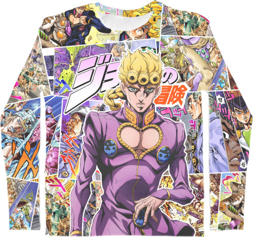 Men's Longsleeve Shirt 3D - JOJO'S BIZARRE ADVENTURE (13) - Mfest