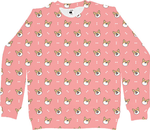 Men's Sweatshirt 3D - Corgi 3 - Mfest