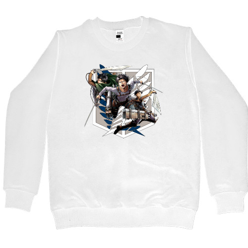 Women's Premium Sweatshirt - ATTACK ON TITANS (LEVI) - Mfest