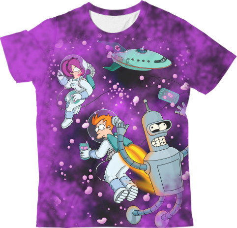 Kids' T-Shirt 3D - FUTURAMA (ФУТУРАМА) 2 - Mfest