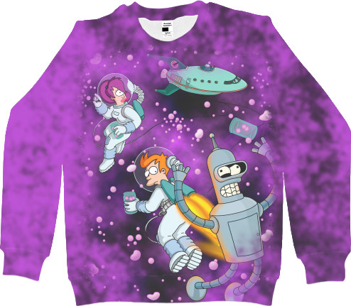 Men's Sweatshirt 3D - FUTURAMA (ФУТУРАМА) 2 - Mfest