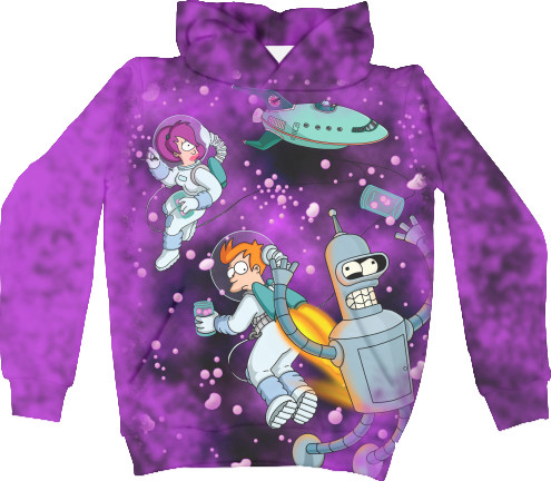 Unisex Hoodie 3D - FUTURAMA (ФУТУРАМА) 2 - Mfest