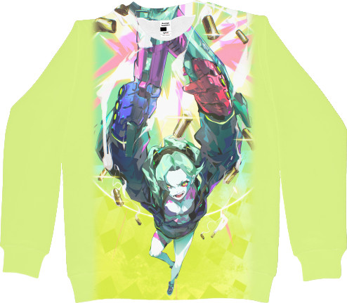 Men's Sweatshirt 3D - Cyberpunk: Edgerunners (Rebecca 3) - Mfest