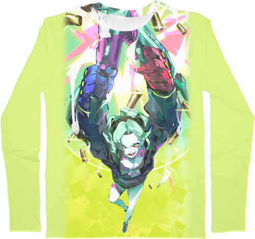 Men's Longsleeve Shirt 3D - Cyberpunk: Edgerunners (Rebecca 3) - Mfest