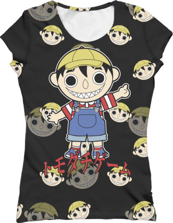 Women's T-Shirt 3D - TOMODACHI GAME 2 - Mfest