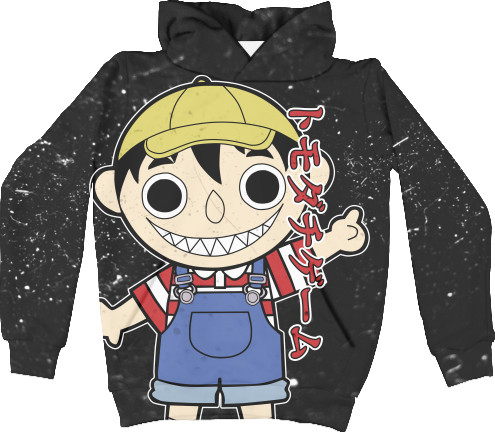 Kids' Hoodie 3D - TOMODACHI GAME 4 - Mfest