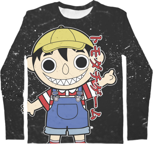 Kids' Longsleeve Shirt 3D - TOMODACHI GAME 4 - Mfest