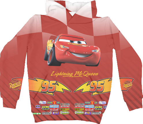 Kids' Hoodie 3D - ТАЧКИ / CARS [1] - Mfest