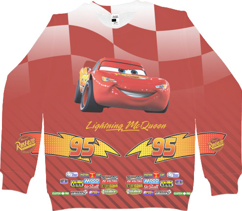 Men's Sweatshirt 3D - ТАЧКИ / CARS [1] - Mfest