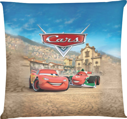 Square Throw Pillow - ТАЧКИ / CARS [3] - Mfest