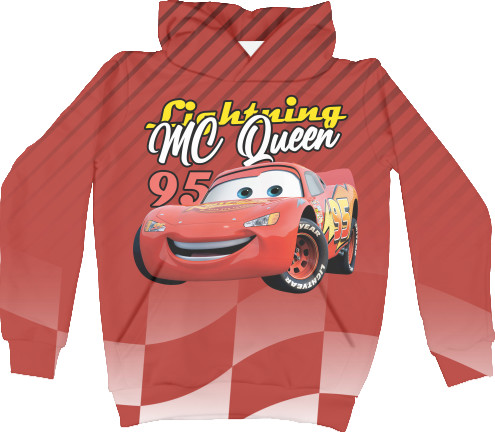 Kids' Hoodie 3D - ТАЧКИ / CARS [4] - Mfest