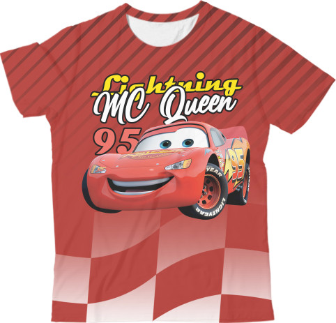 Kids' T-Shirt 3D - ТАЧКИ / CARS [4] - Mfest