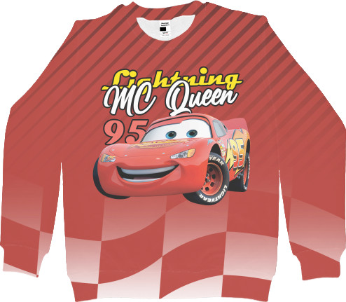 Men's Sweatshirt 3D - ТАЧКИ / CARS [4] - Mfest