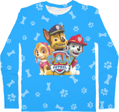 Kids' Longsleeve Shirt 3D - Щенячий патруль 5 - Mfest