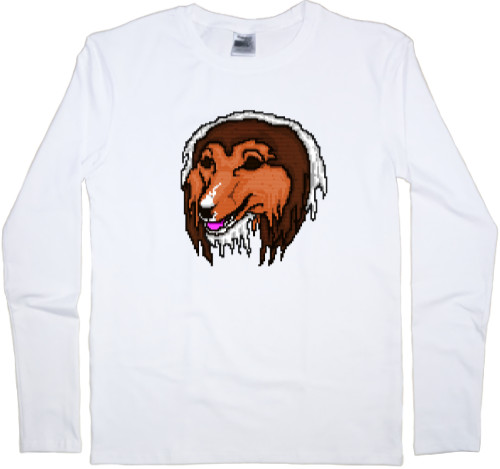 Men's Longsleeve Shirt - Hotline Miami (Mask 16) - Mfest