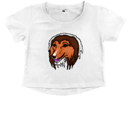 Kids' Premium Cropped T-Shirt - Hotline Miami (Mask 16) - Mfest