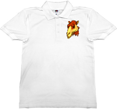 Man's Polo Shirt Fruit of the loom - Hotline Miami (Mask 14) - Mfest