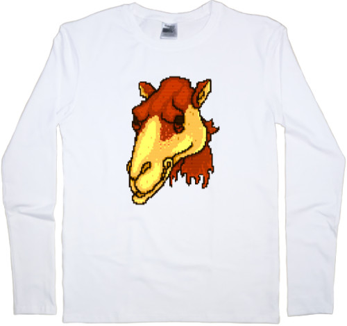 Men's Longsleeve Shirt - Hotline Miami (Mask 14) - Mfest