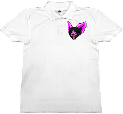 Man's Polo Shirt Fruit of the loom - Hotline Miami (Mask 10) - Mfest