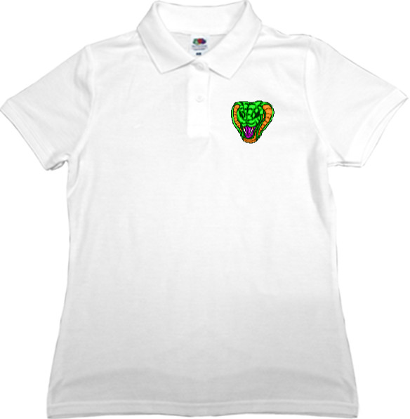 Women's Polo Shirt Fruit of the loom - Hotline Miami (Mask 9) - Mfest