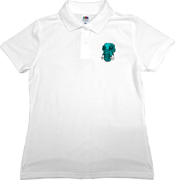 Women's Polo Shirt Fruit of the loom - Hotline Miami (Mask 8) - Mfest