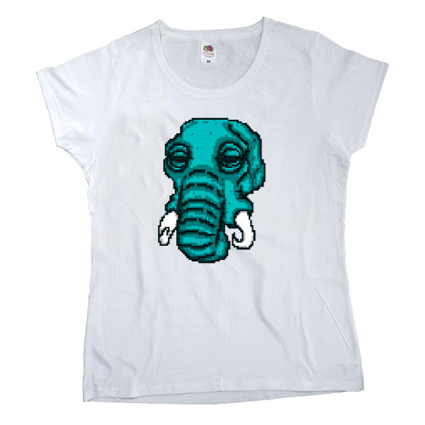 Women's T-shirt Fruit of the loom - Hotline Miami (Mask 8) - Mfest