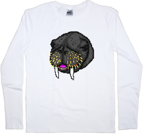 Men's Longsleeve Shirt - Hotline Miami (Mask 7) - Mfest