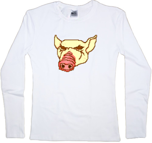 Women's Longsleeve Shirt - Hotline Miami (Mask 6) - Mfest