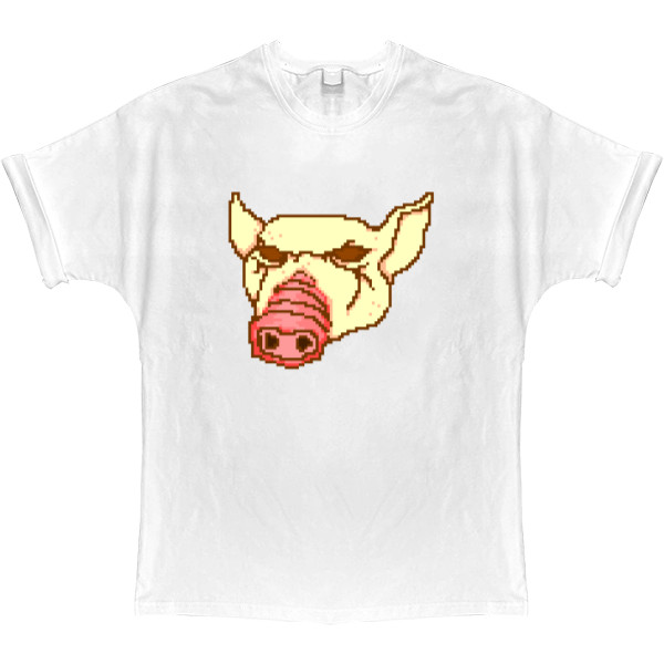 T-shirt Oversize - Hotline Miami (Mask 6) - Mfest