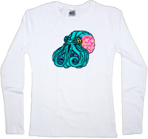 Women's Longsleeve Shirt - Hotline Miami (Mask 4) - Mfest