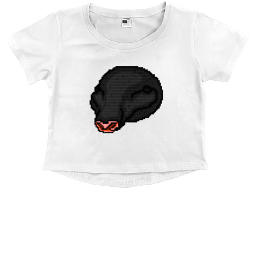 Kids' Premium Cropped T-Shirt - Hotline Miami (Mask 3) - Mfest