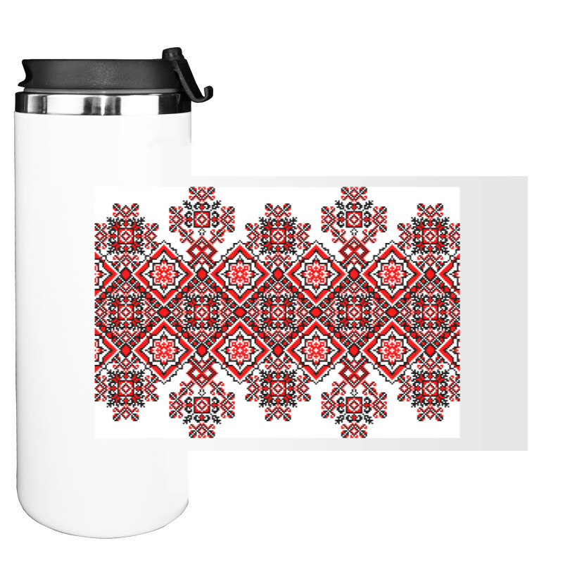 Water Bottle on Tumbler - Вишиванка - Mfest