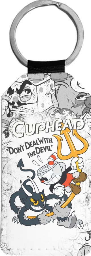 Брелок прямокутний - CUPHEAD (5) - Mfest