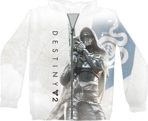 Unisex Zip-through Hoodie 3D - DESTINY [10] - Mfest