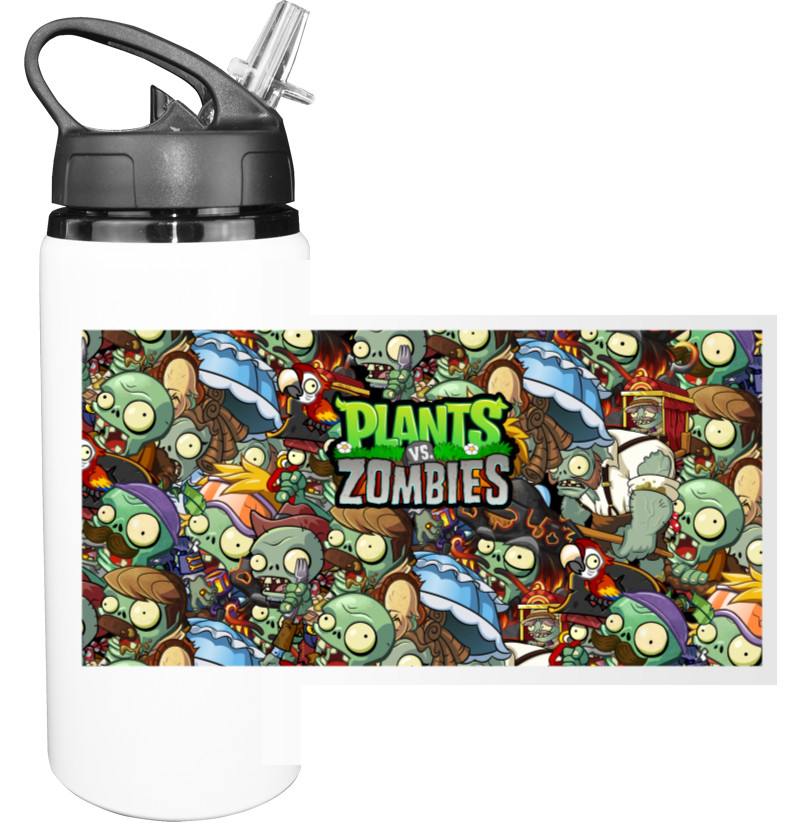 Sport Water Bottle - Plants vs Zombies (8) - Mfest