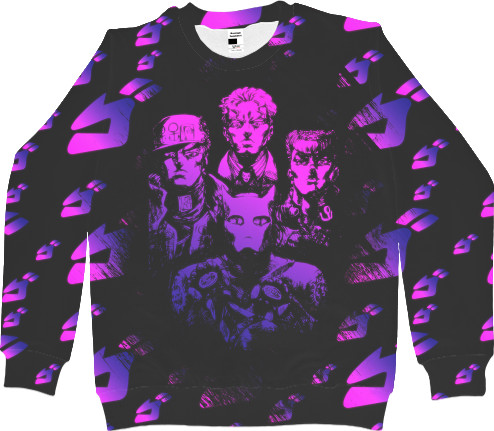 Women's Sweatshirt 3D - JOJO'S BIZARRE ADVENTURE (9) - Mfest