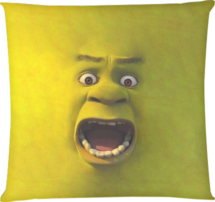 Square Throw Pillow - Шрек [5] - Mfest