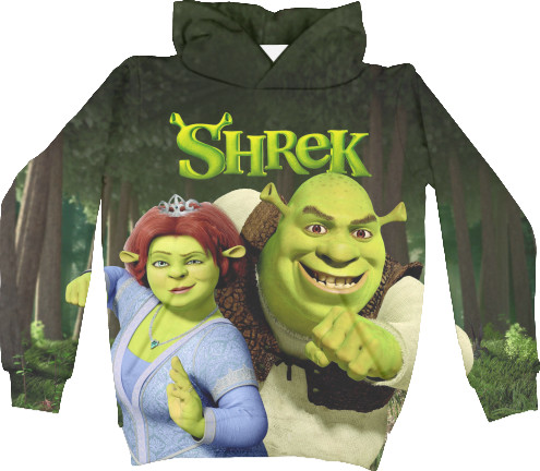 Kids' Hoodie 3D - Шрек [4] - Mfest