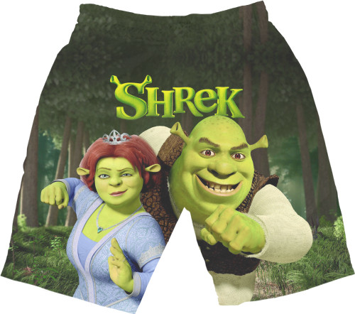 Men's Shorts 3D - Шрек [4] - Mfest