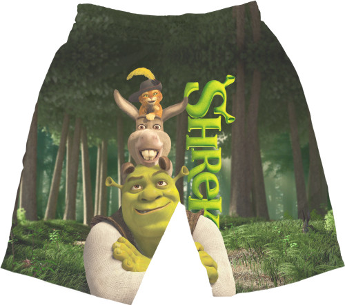 Men's Shorts 3D - Шрек [3] - Mfest