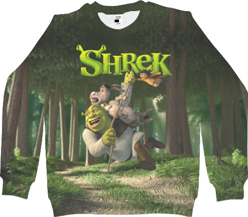 Men's Sweatshirt 3D - Шрек [1] - Mfest