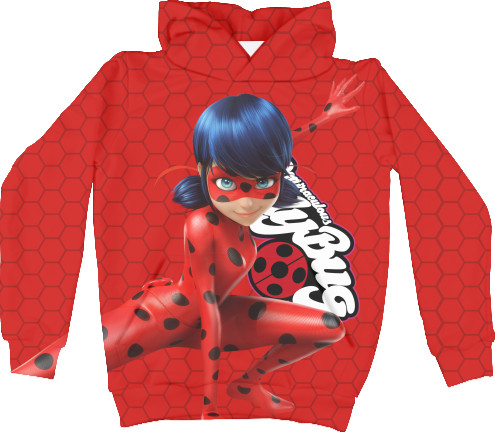 Kids' Hoodie 3D - ЛЕДІ БАГ (2) - Mfest