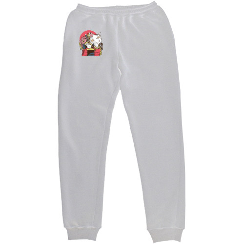 Women's Sweatpants - samurai cat |самурай кіт (1) - Mfest