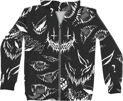 Unisex Zip-through Hoodie 3D - PHONK. (PATTERN) - Mfest